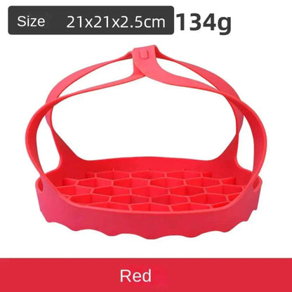 Pressure Cooker Sling Steamer Silicone Foldable Anti-scalding Sling Steamer Bakeware Lifter Instant Pot for 6 Qt/8 Qt Drain Rack