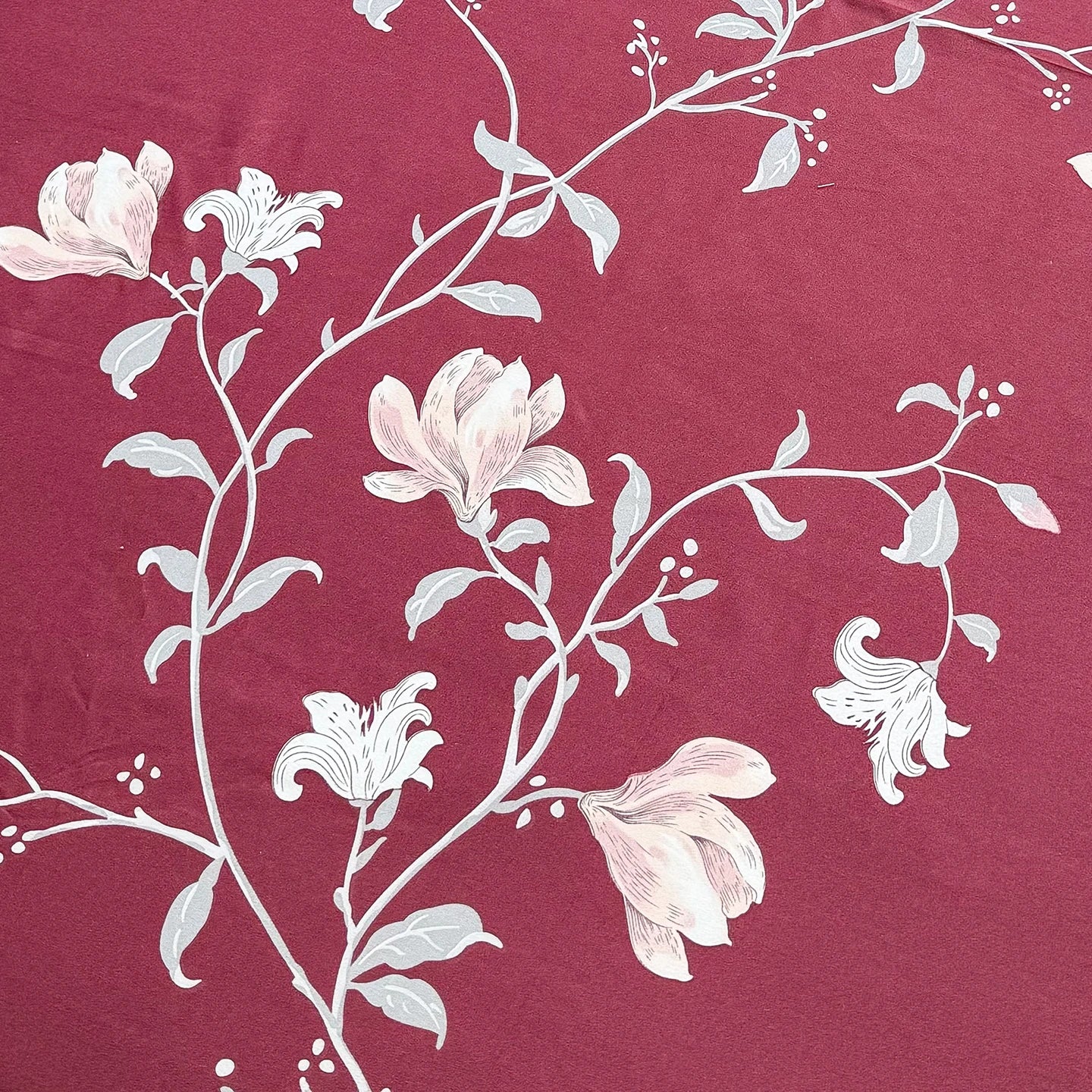 Floral Printed Flat Top Sheet | Single, Queen, King