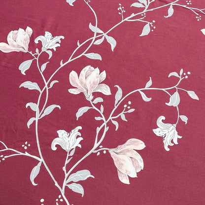 Floral Printed Flat Top Sheet | Single, Queen, King