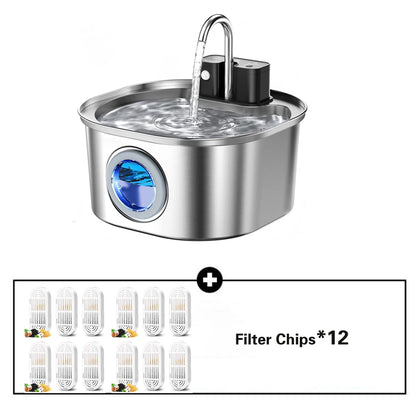 3.2L Automatic Cat Water Fountain, Motion Sensor