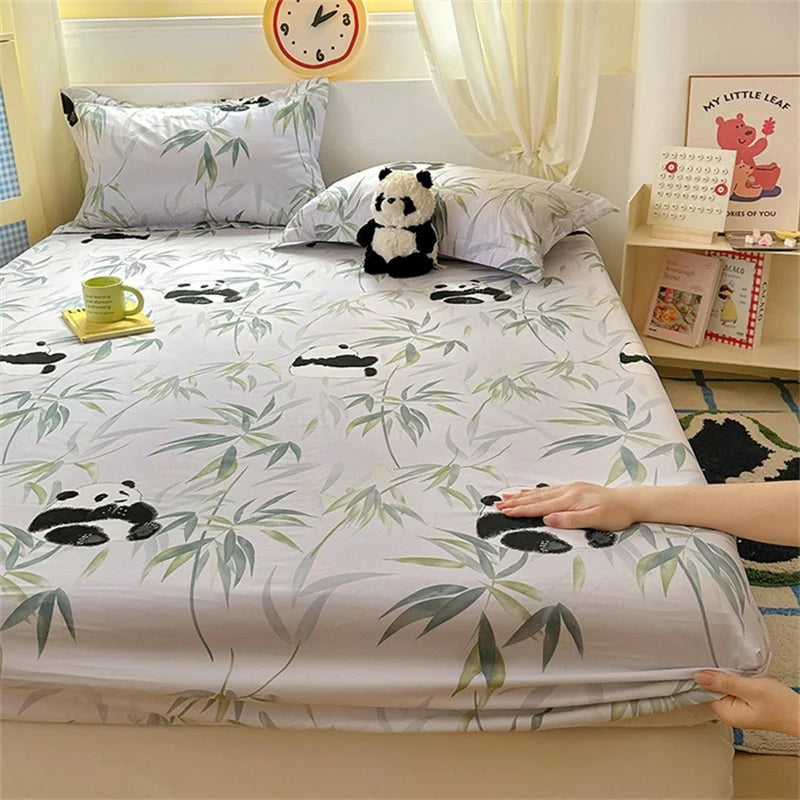 Kawaii Dinosaur Fitted Sheet | Kids Mattress Cover