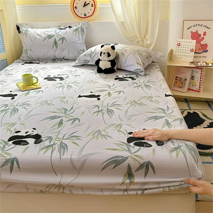 Kawaii Dinosaur Fitted Sheet | Kids Mattress Cover