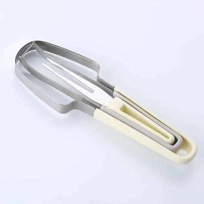 3 In 1 Summer Watermelon Cutting Tool Fork Slicer Knife Set for Home Stainless Steel Fruit Watermelon Windmill Cutter