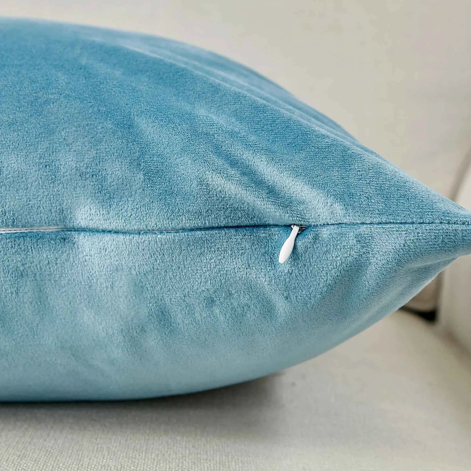 Velvet Cushion Cover Blue Home Decor Items Creative Decorative Pillows for Sofa Bed Living Room Personalized Gifts 40*40cm