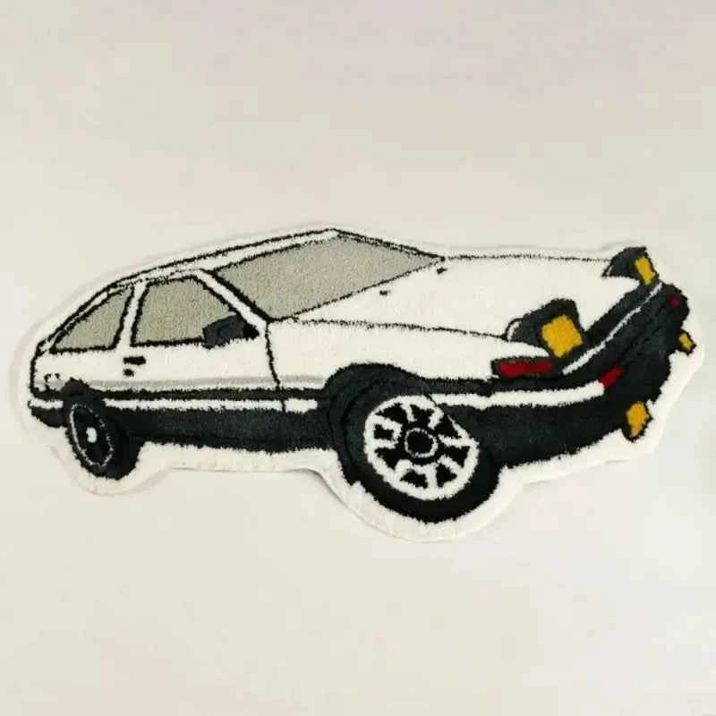 VIKAMA Cold White Car Carpet Digital Printing Technology Simple Home Decor Children's Play Cushion Bedroom Soft Plush Carpet