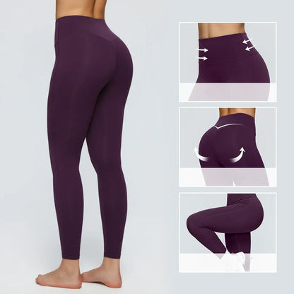 Women’s Naked-Skin Yoga Leggings — High Stretch Butt Lifting Fitness Pants