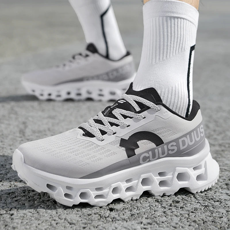 Cushion Running Trainers – Supercritical EVA Shock-Absorbing Sneakers