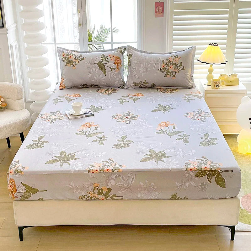 Zebra Stripe Fitted Sheet, Queen, Elastic Band