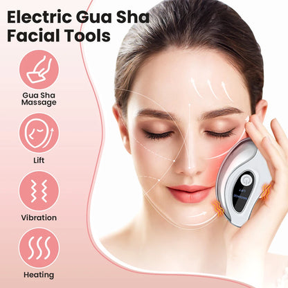 2-in-1 Gua Sha Massager with Heat & Vibration