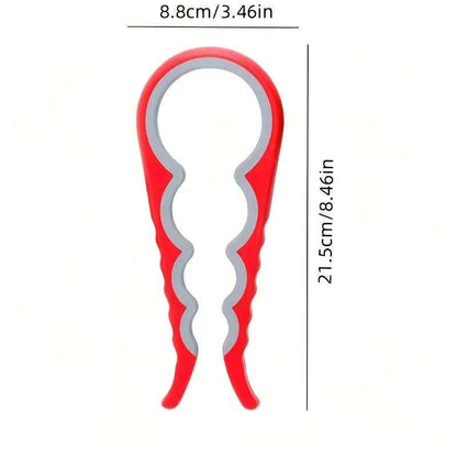 4-in-1 Easy-Grip Can Opener for Elderly - Senior-Friendly Kitchen Gadget & Thanksgiving Gift, Dishwasher Safe Home Essentials