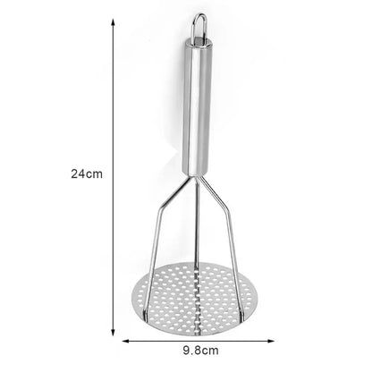Stainless Steel Potato Masher Vegetable Masher Crush Vegetable Fruit Press Maker Kitchen Tool Gadget Kitchen Accessories 1pc