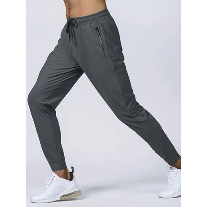 Men's Loose Fit Drawstring Sweatpants — High Elastic Gym, Running & Training Pants