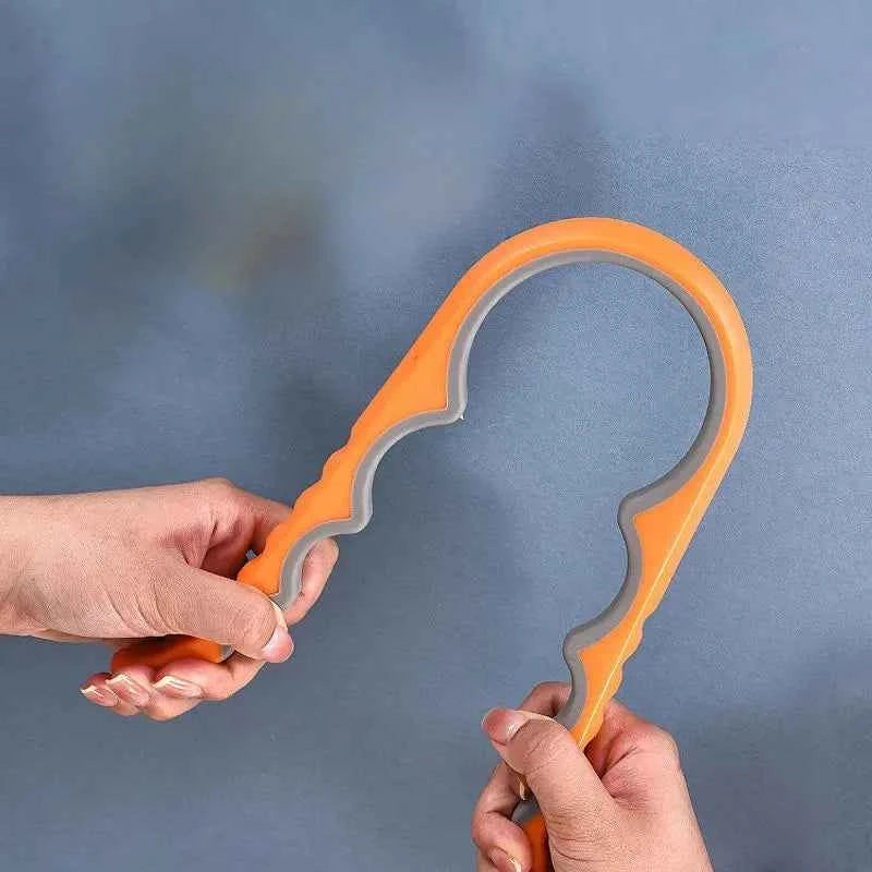 4-in-1 Easy-Grip Jar Opener & Bottle Opener, Non-Slip Lid Twist Off Tool – Effortless Kitchen Gadget for Seniors & Home Use