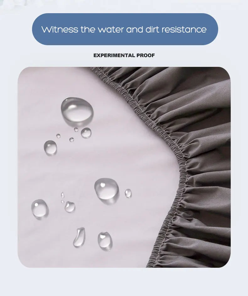 Waterproof Fitted Sheet with 360° Elastic Band