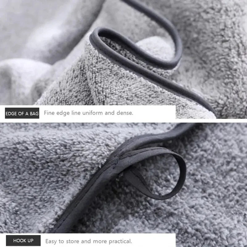 Thickened Bath Towels for The Body Microfiber Towel for Gym Shower Robe for Spa Beath Home