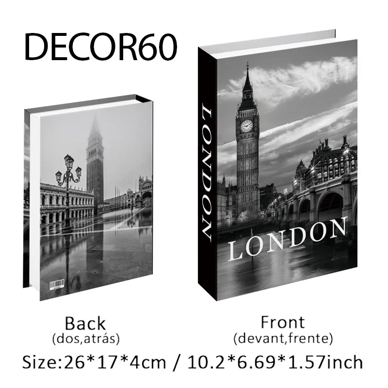 Decorative Faux Books Storage Box Coffee Table Hotel Bedroom Living Room Bookshelf Home Decor Interior Aesthetics Shooting Props