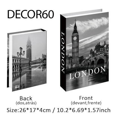 Decorative Faux Books Storage Box Coffee Table Hotel Bedroom Living Room Bookshelf Home Decor Interior Aesthetics Shooting Props