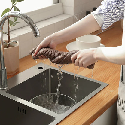 Honeycomb Cotton Kitchen Dishcloth, 5-Pack