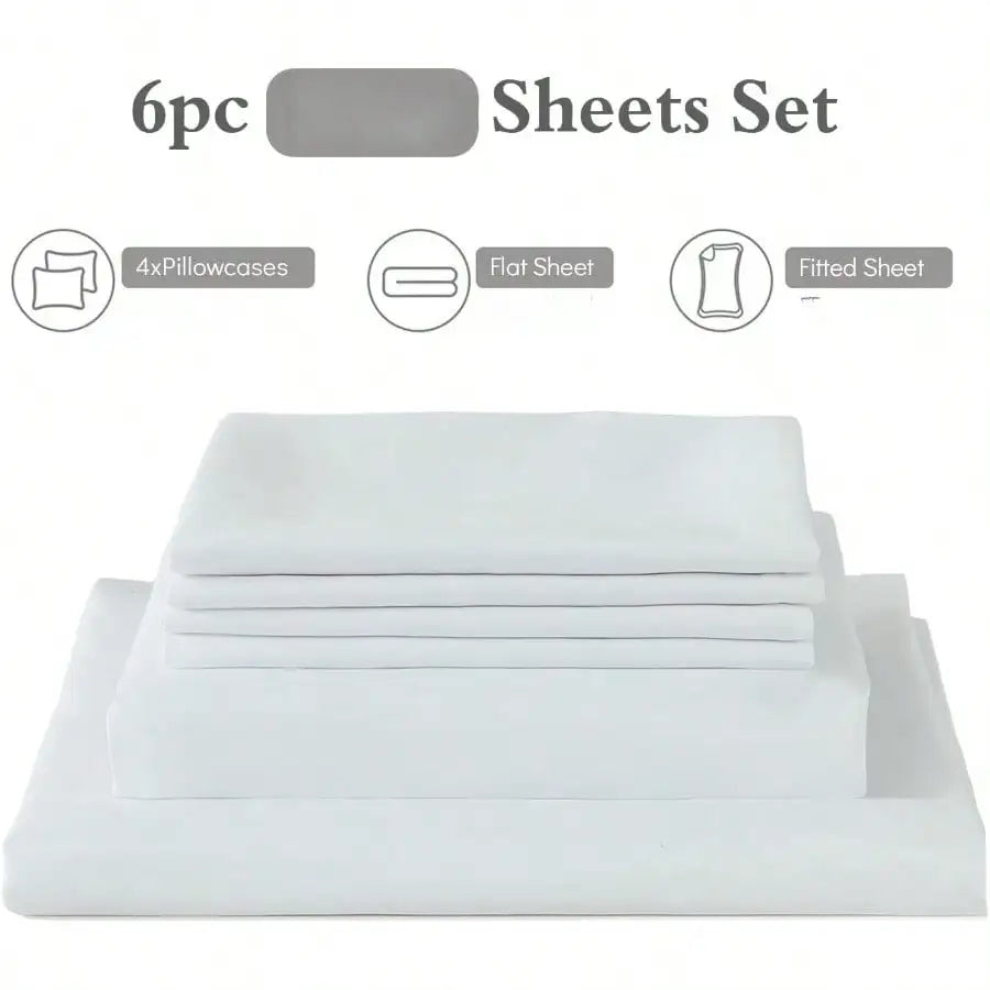 Brushed Microfiber Deep-Pocket Bed Sheet Set