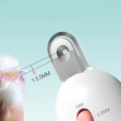 Adjustable Round-Hole Pusher Nail Scissors for Dogs & Cats