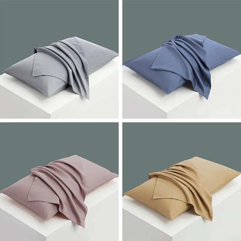 Solid White Rectangular Pillow Cover, 20x30in