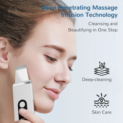 4-in-1 Ultrasonic Skin Scrubber, Ion Cleansing