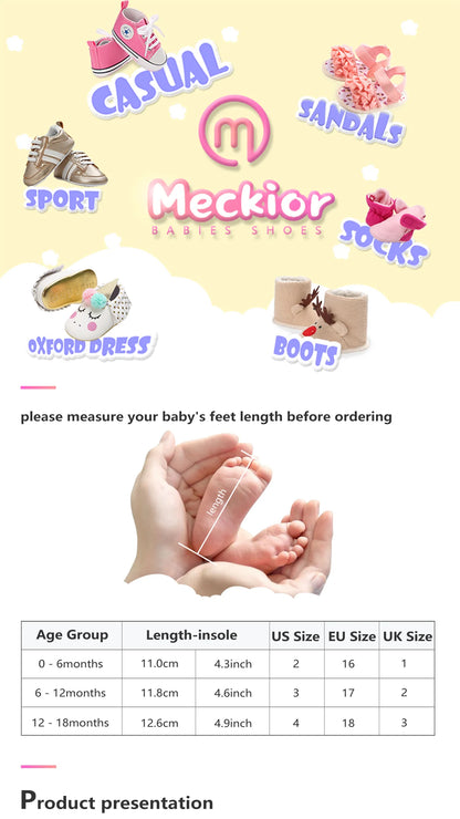 Classic Leather Baby Sandals Baby Boys Baby Girls Non-slip Solid Color Bow Baby Walking Soft Rubber Bottom Hundred Garden Shoes