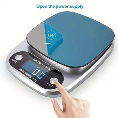 High Precision 10kg Digital Kitchen Scale with LCD Display for Food, Baking and Jewelry
