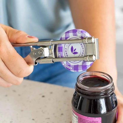 Can Opener Adjustable Stainless Steel Non-Slip Multifunction Manual Jar Bottle Bottle Lid Opener Gadget Home Gadgets Accessories