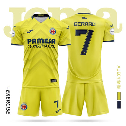 joma Homer soccer jersey short-sleeved shirt + shorts set 3DT T-shirt children's training uniform team match soccer jersey