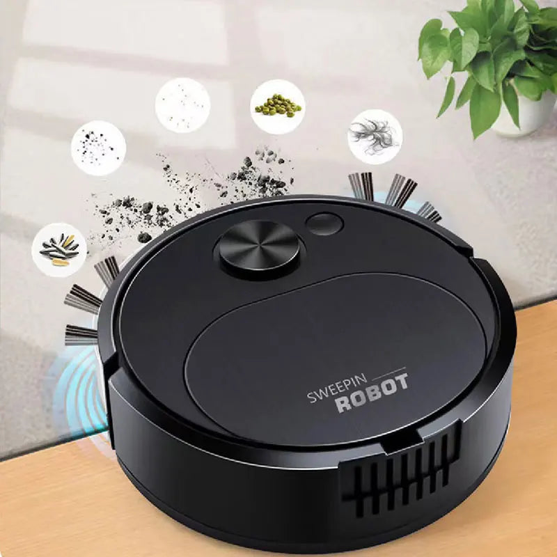 3-in-1 USB Mini Robot Vacuum & Floor Sweeper