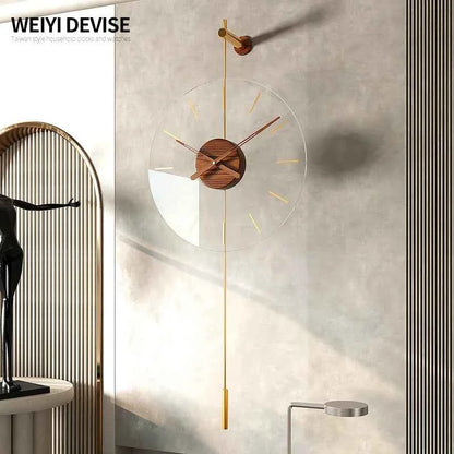 Living Room  Home Fashion Wall Clock Nordic Wall Clock Modern Simple Creative TV Background Wall Decoration