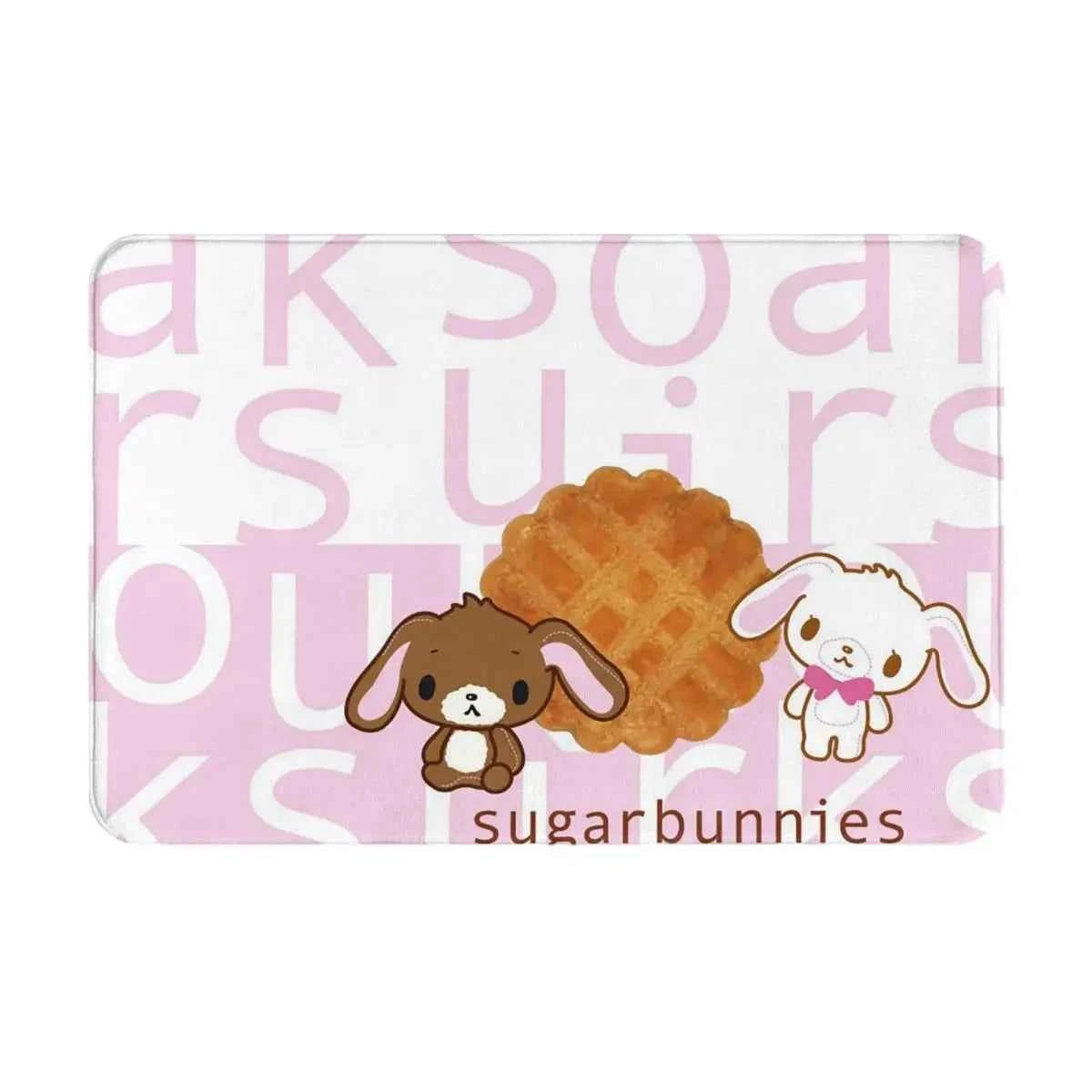 Sugarbunnies Carpet Non-slip Doormat Floor Mat Antiwear Rug for Kitchen Entrance Home Bedroom Cute Footpad Mats Home Decoration