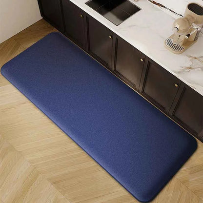 1pc long strip thickened kitchen floor mat flannel non-slip bathroom absorbent mat home door dirt-resistant foot mat