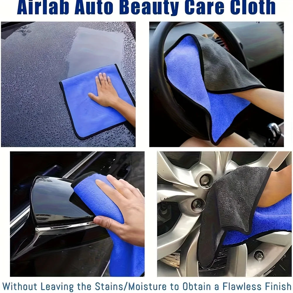 Microfiber Car Cleaning Towels, Gift-Ready Multi-Pack