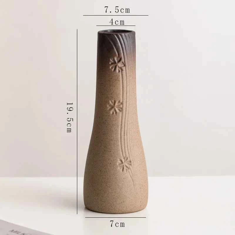 Creative Irregular Stone Shape Ceramic Vase Flowers Plant Potted Hydroponics Mini Vase Interior Aesthetics Home Decoration Gifts