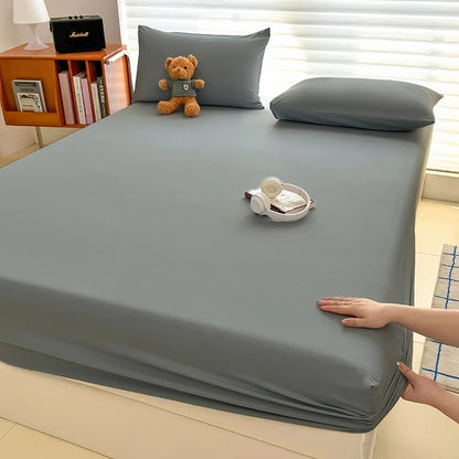 Solid Color Fitted Sheet | Single to Queen