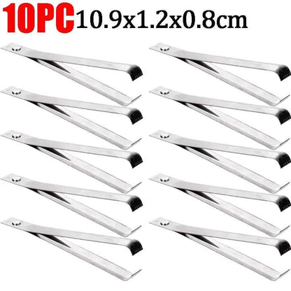 10/1pcs Stainless Steel Garlic Peeler Quickly Garlic Peeling Pig Hair Plucking Clip Manual Tweezers Gadgets Kitchen Accessories