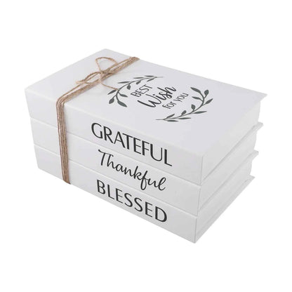 Decorative Book Stacks Folding Simulation Books Farmhouse Style Decor Charming Bookshelf Decoration Bookshelf Decor