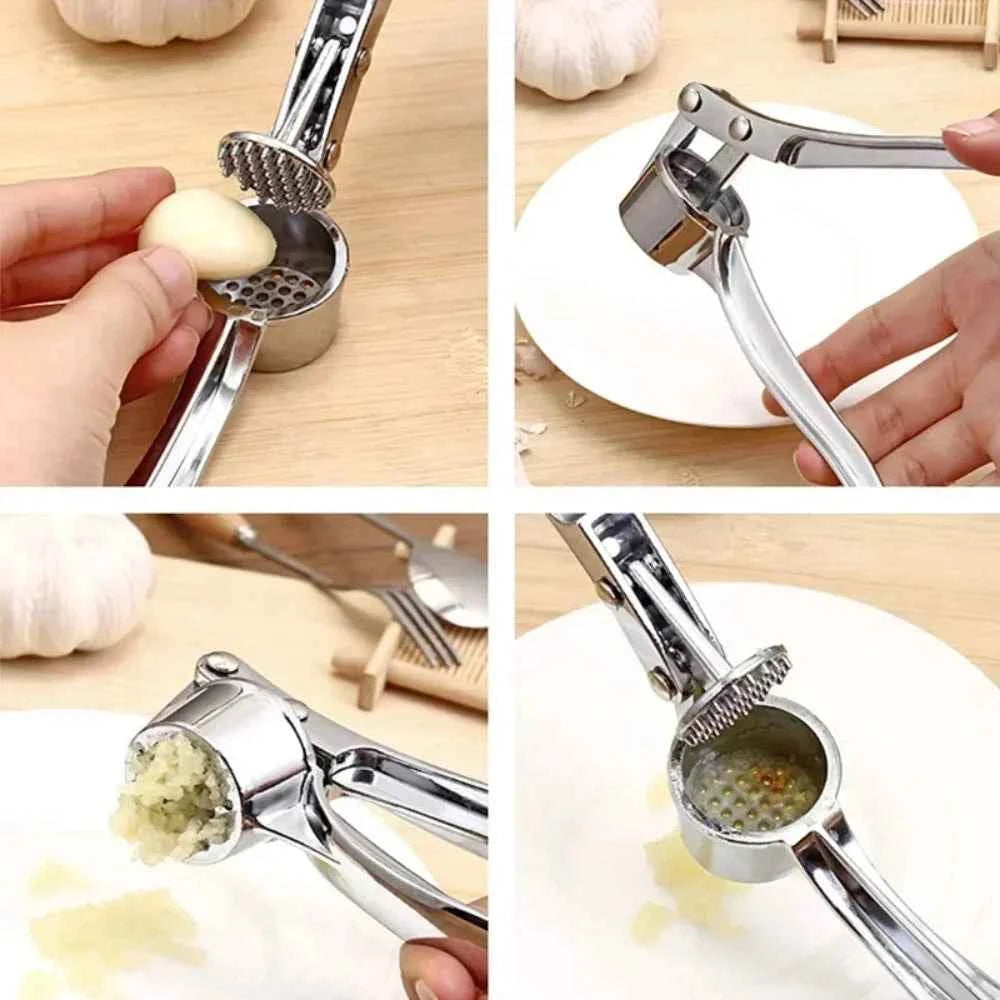 Garlic Crusher Smooth Handle High quality Garlic Peeler Easy To Clean Fruit and Vegetable Crusher An Essential Kitchen Tool