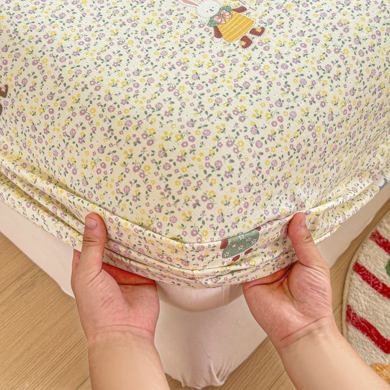 Bonenjoy Soft Fitted Sheet for Adults & Kids Rooms