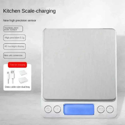 Coffee Scale Kitchen Accessories  Electronic Scale LCD Display Mini Digital Weight Bakeware Measuring Tool Kitchen Scale Balance