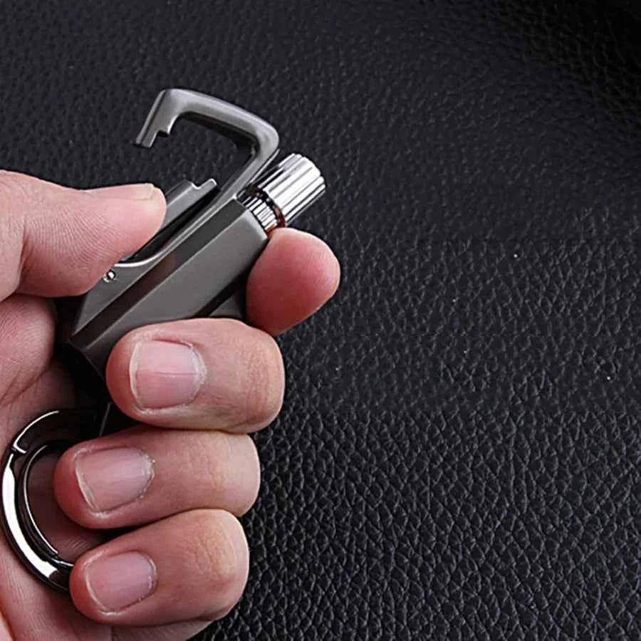 New Multifunctional Match coal oil Lighter Outdoor Waterproof Portable Wine Open Keychain Men Smoking Accessories Gifts