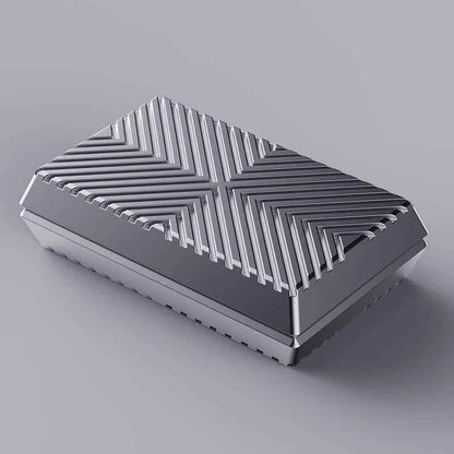 Newest Magnetic Cube Push Slider Anti Stress Metal Fidget Slider DIY Metal Decompression Desk Toys EDC For Adults Kids Gifts