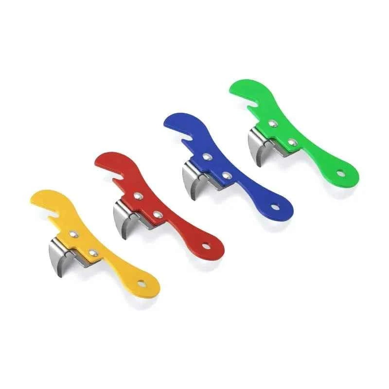 Stainless Steel Portable Bottle Jar Opener 4 Colors Kitchen Gadget Easy Multi-function Can Opener Safety Side Cut Manual Tools