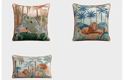 Vintage Floral Velvet Throw Pillow Covers Home Art Deco Pillowcase Square Pillow Case Cushion Cover for Bed Sofa Living Room Car