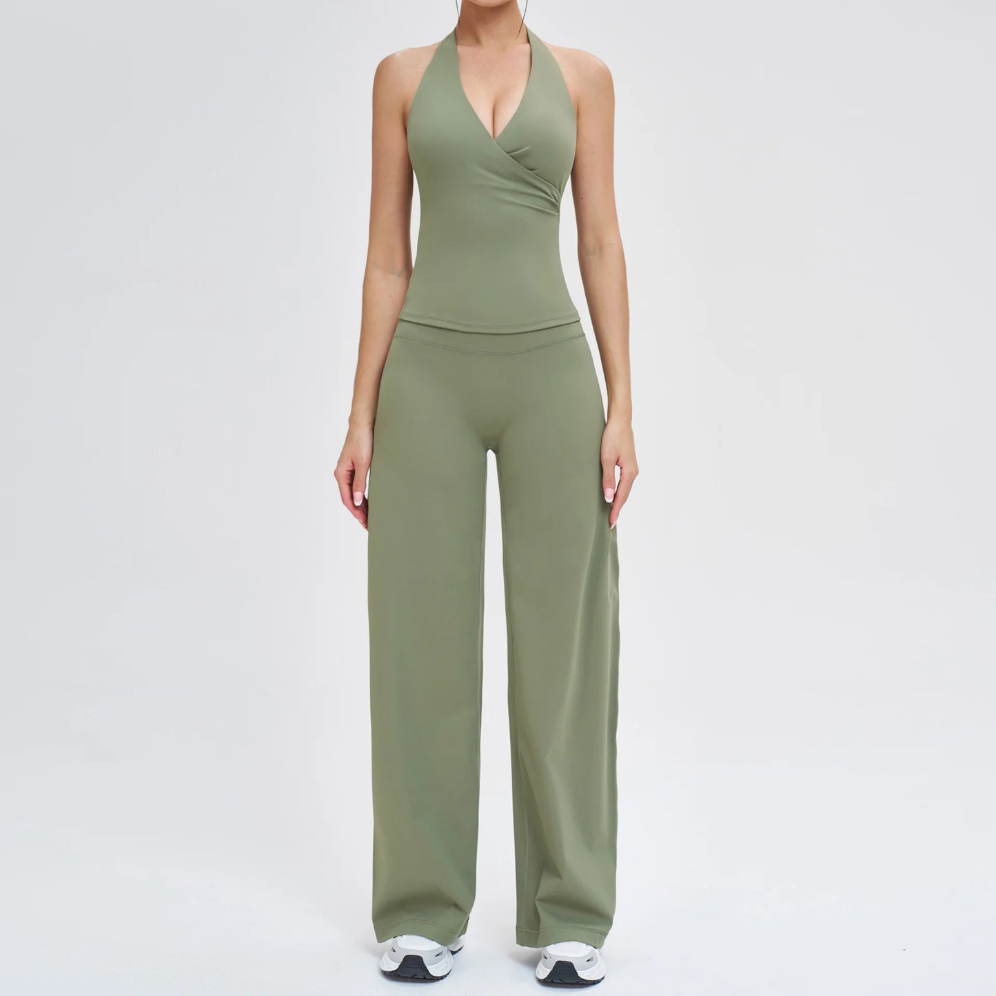 Women’s 2-Piece Yoga Tracksuit — High Waist Leggings & Sports Top