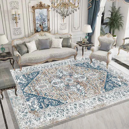 Ethnic Style Carpet for Living Room Home Decoration Bedroom Carpets Large Area Luxury Rug American Hairless Coffee Table Mat