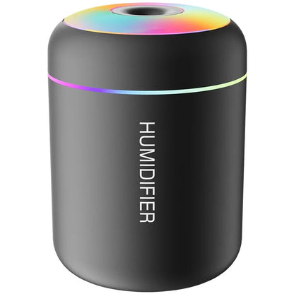 180ML Mini USB Humidifier & Aroma Diffuser, Mist Maker with LED Light