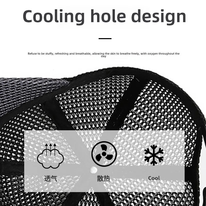Summer Baseball Cap UV Protection Sun Visors Hat Breathable Mesh Outdoor Hiking Fishing Cap Adjustable Snapback Sun Cap Hat